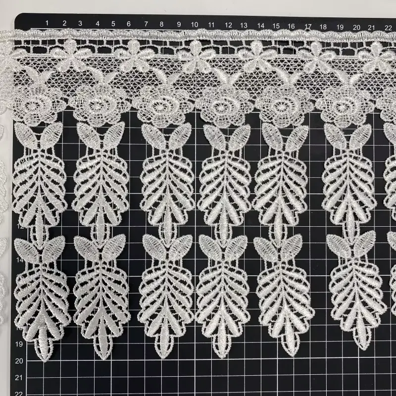 Wholesale Classic Exquisite Mesh Polyester Embroidered Lace For Women S Clothing