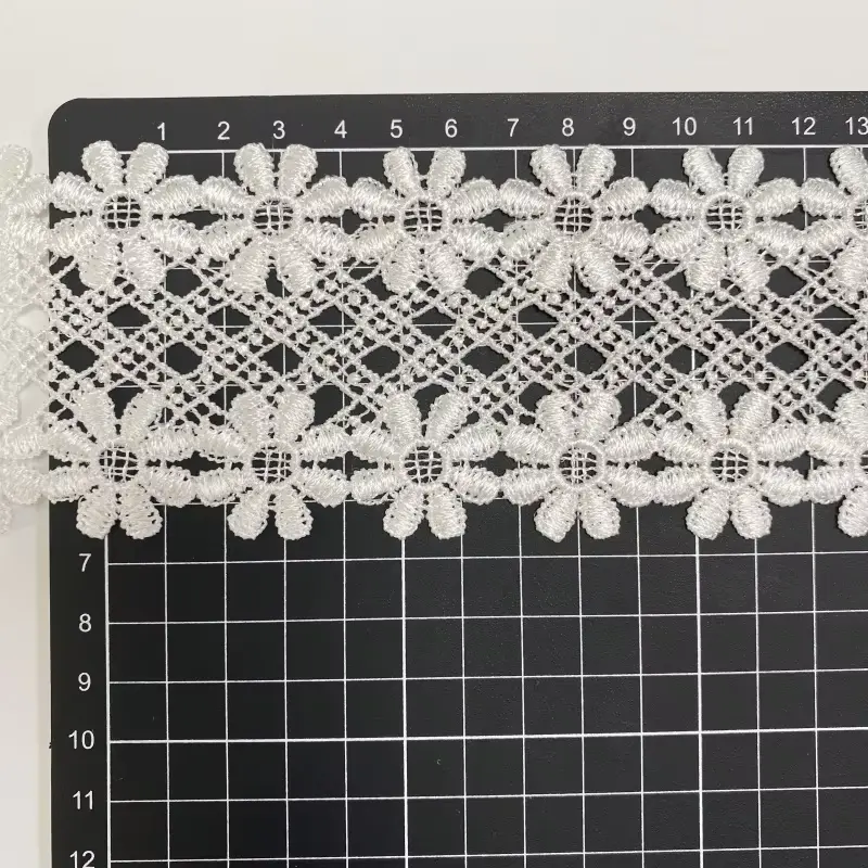 Wholesale Classic Exquisite Mesh Polyester Embroidered Lace For Women S Clothing